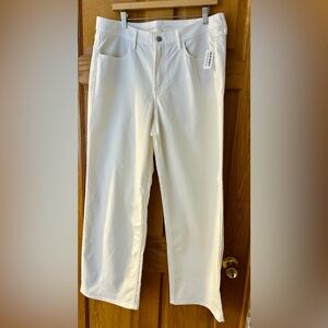 Old Navy White High-Rise Wow Wide Leg Jeans